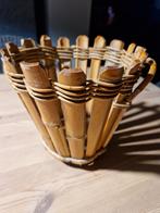 Cache pot bambou vintage années 1970, Enlèvement ou Envoi