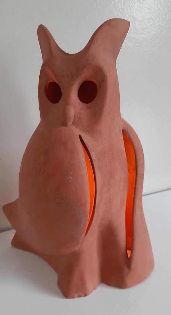 Hibou en poterie, Antiquités & Art, Curiosités & Brocante, Enlèvement ou Envoi