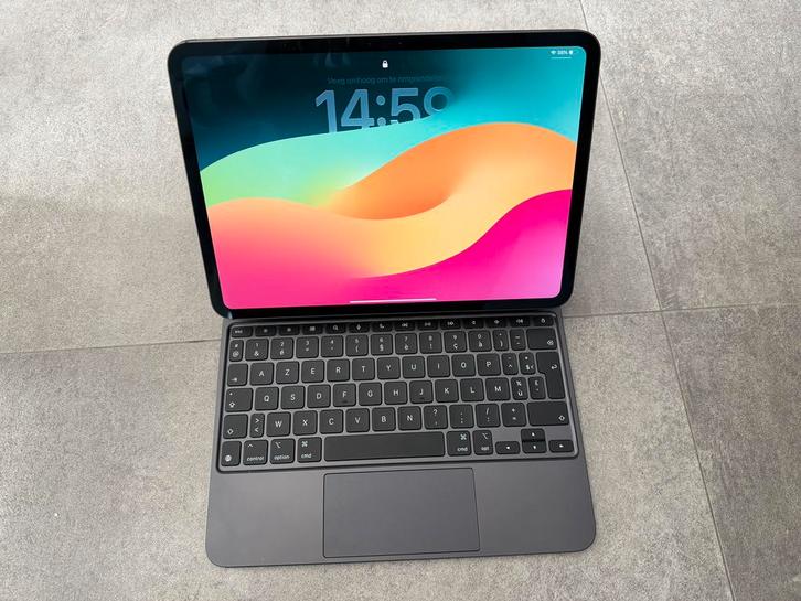Apple iPad Pro 11 inch M4 met Magic Keyboard, Computers en Software, Apple iPads, Zo goed als nieuw, Apple iPad, 11 inch, 256 GB