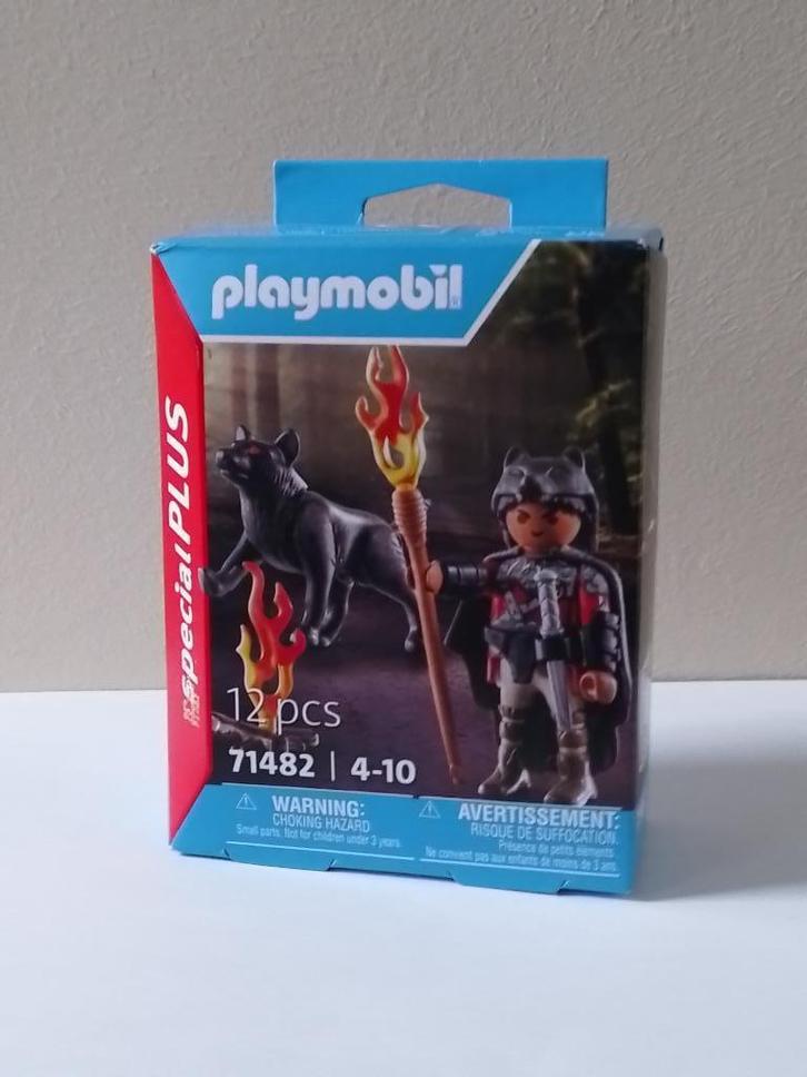 Playmobil 71482 - Special Plus - Krijger Met Wolf, Kinderen en Baby's, Speelgoed | Playmobil, Zo goed als nieuw, Complete set
