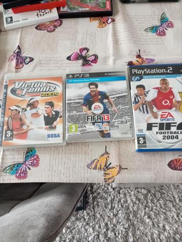 2 playstation 3 spellen en 1 Playstation 2 beschikbaar voor biedingen