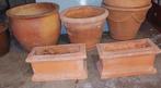 Grote deco Terracotta potten en bloembakken - perfecte staat, Tuin en Terras, Ophalen, Zo goed als nieuw