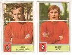 Panini/Football 1972 - 73/Standard Liège/2 autocollants, Collections, Comme neuf, Affiche, Image ou Autocollant, Envoi