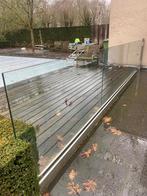 Glazen wand, Tuin en Terras, Ophalen, Glas, 3 tot 6 meter, 1 tot 2 meter