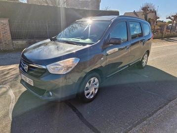 DACIA LODGY 1.2I BENZINE EURO5 BJ 2013 101.678.KM AIRCO, Auto's, Voorwielaandrijving, Euro 5, Stof, Zwart