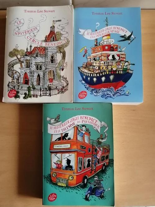 Lot 3 tomes Le Mystérieux Cercle Benedict, Boeken, Fantasy, Ophalen of Verzenden