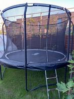 Salta trampoline premium black 3,66m met net & ladder, Enlèvement, Utilisé