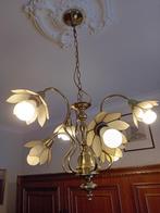 luchter, Huis en Inrichting, Lampen | Kroonluchters, Gebruikt, Vintage, Ophalen, Glas