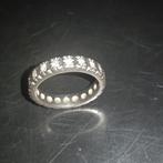 Goud ring 18k met 20 klein diamant, Comme neuf, Or, Femme, Enlèvement
