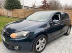 VW Golf 6 1.4 TSI 2011 - Park Assist|Cruise|Zetelverwarming, Auto's, Euro 5, Stof, Zwart, 4 cilinders