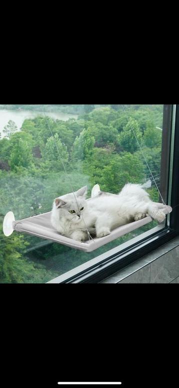 Opvouwbare Kattenraam Hangmat – Sterke Zuignappen beschikbaar voor biedingen