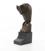 Prachitg Bronzen Beeld van een uil GRATIS LEVERING, Antiek en Kunst, Verzenden, Brons