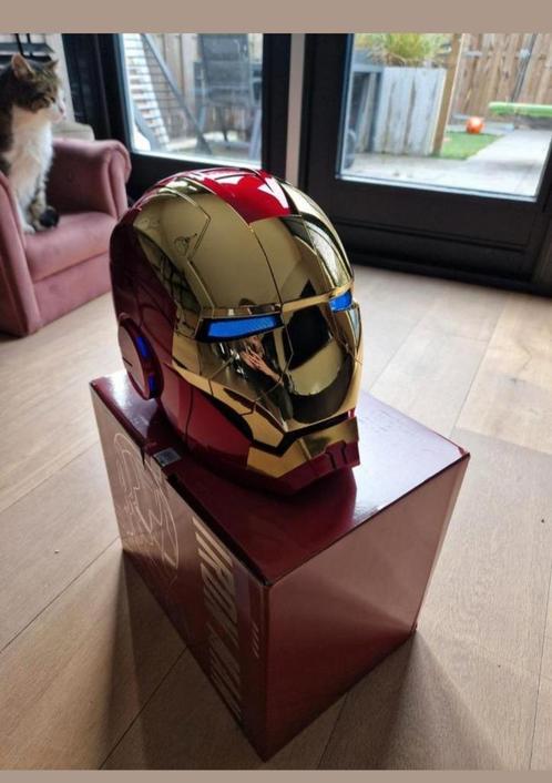 Avengers Iron Man mk5 Autoking helm helmet no sideshow goud, Collections, Jouets miniatures, Neuf, Envoi