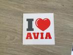Sticker I love Avia, Ophalen of Verzenden, Merk, Zo goed als nieuw