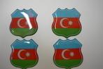 3D Azerbeidzjan gel vlag stickers UV-bestendig, Envoi, Neuf, Autres types