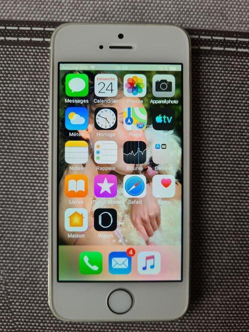 iPhone 5S Silver 32 GB, Telecommunicatie, Mobiele telefoons | Apple iPhone, Gebruikt, 32 GB, Zonder abonnement, Zonder simlock