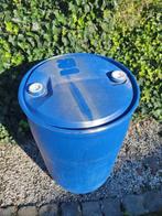 blauwe regenton - 200 liter, 150 liter of meer, Ophalen, Gebruikt, Kunststof