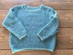 leuke wollen trui muntkleurige maat 122 - 128 (handmade), Kinderen en Baby's, Kinderkleding | Maat 122, Ophalen of Verzenden, Meisje
