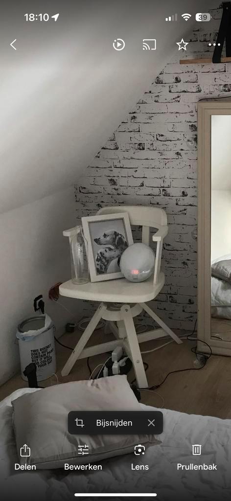 Ikea stoel massief hout, Huis en Inrichting, Stoelen, Hout, Ophalen