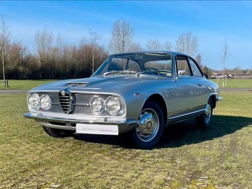 Alfa Romeo 2600 Sprint Bertone, Auto's, Oldtimers, Bedrijf, Te koop, Alfa Romeo, Benzine, Coupé, 3 deurs, Handgeschakeld, Zilver of Grijs