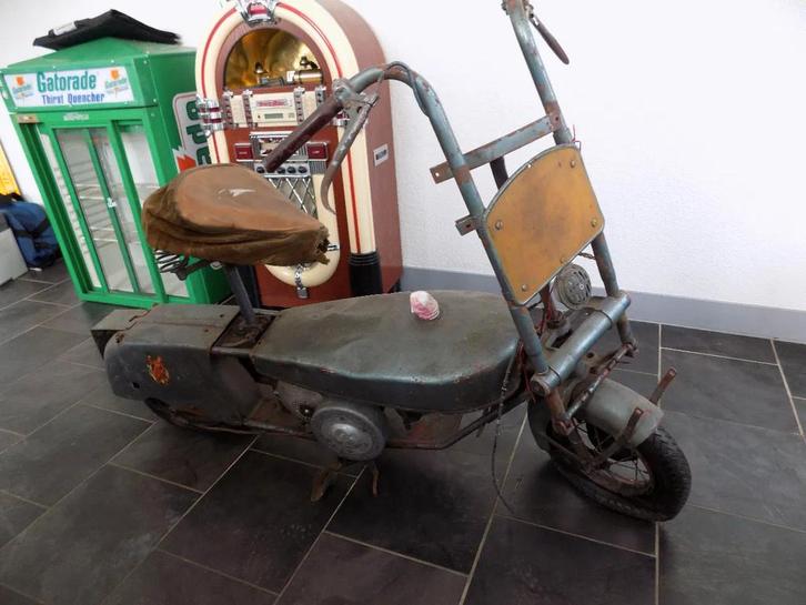 airborn paramotor ww.2 airborne motorfiets opklapbaar luchtl, Motoren, Motoren | Oldtimers, Enduro