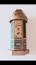 Chocolat Menier automaat 1910-1920, Ophalen of Verzenden, Gebruikt, Metaal of Blik