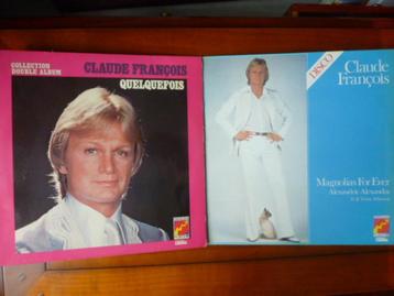 3x 33 toeren Claude François, zonder klauwen, perfecte staat beschikbaar voor biedingen
