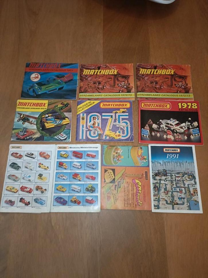 Lot de 10 catalogues Matchbox vintage années 70 à 90, Hobby & Loisirs créatifs, Modélisme | Autre, Comme neuf, Enlèvement ou Envoi