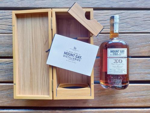 Mount Gay XO Cask Strength Rum uitgave 2016, Verzamelen, Wijnen, Ophalen of Verzenden