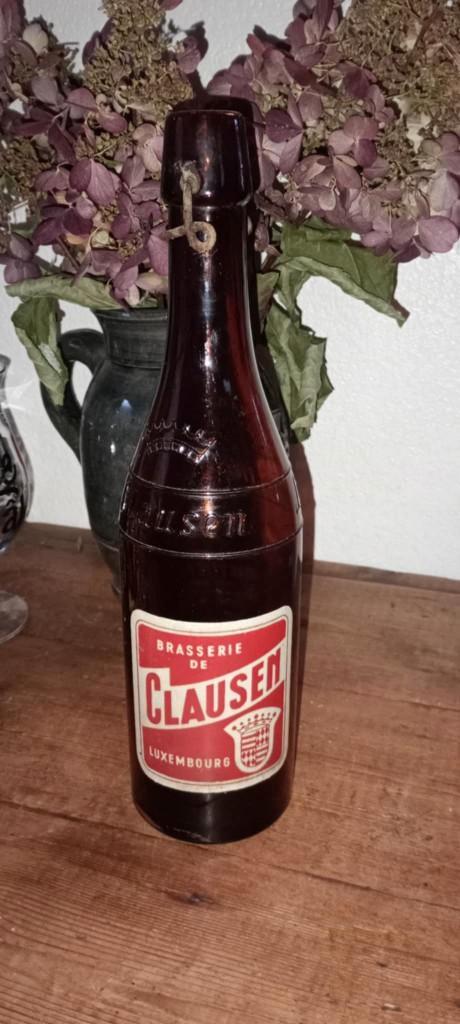 Brasserie bière ancienne bouteille Clausen, Collections, Marques de bière, Utilisé, Bouteille(s), Autres marques, Enlèvement ou Envoi
