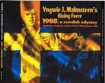 4 CD's  Yngwie  MALMSTEEN - 1988: A Swedish Odyssey disponible aux enchères