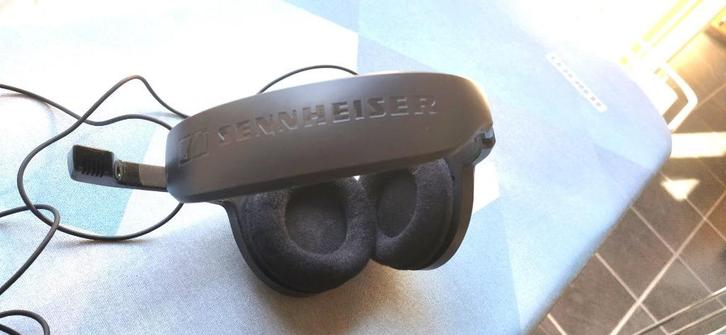 Sennheiser headset voor gaming, Computers en Software, Headsets, Gebruikt, On-ear, Gaming headset, Inklapbare microfoon, Mute-functie