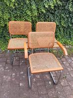 3 cesca-model stoelen 2 zonder armleuningen en 1 met, Ophalen