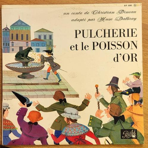 33T25 C. Pineau, Conte Pulcherie et le Poisson d'Or, PATHE, CD & DVD, Vinyles | Enfants & Jeunesse, Utilisé, Fable ou Conte (de fées)