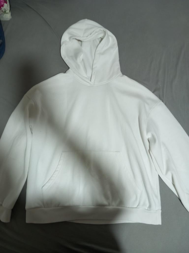 Shein witte hoodie xl, Kleding | Dames, Grote Maten, Shein, Ophalen, Zo goed als nieuw, Wit