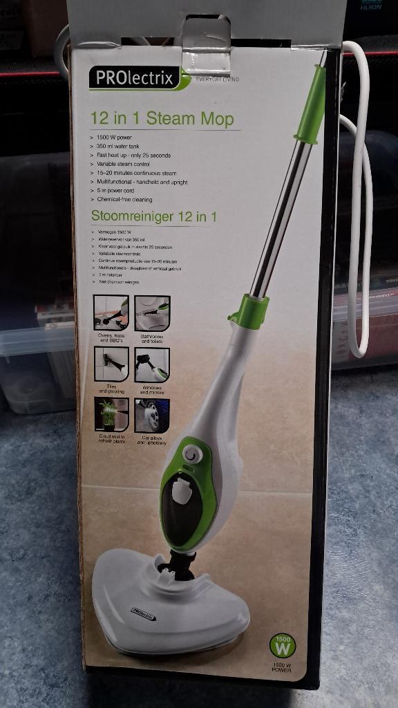 Prolectrix, Nettoyeur Vapeur 1500 W., Electroménager, Vapeurs, Comme neuf, Nettoyeur à vapeur, Enlèvement