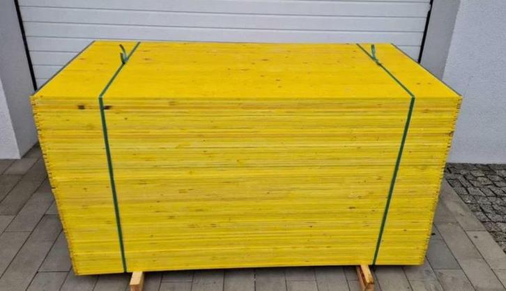 Betonplex platen | 100 m² | Versterkt!, Doe-het-zelf en Bouw, Platen en Panelen, Nieuw, Betonplex, 20 tot 50 mm, Ophalen