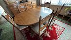 Tafel met 6 stoelen en kasten, Huis en Inrichting, Tafels | Eettafels, Zo goed als nieuw, Vijf personen of meer, Ophalen, Klkassiek
