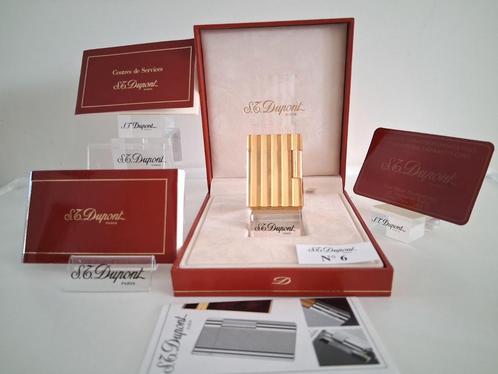 Dupont Aansteker L1 18K Verguld Goud Kleur Full Set ZGAN.., Verzamelen, Rookartikelen, Aanstekers en Luciferdoosjes, Zo goed als nieuw