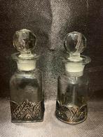 2 vintage parfum flessen, Ophalen of Verzenden, Zo goed als nieuw, Parfumfles