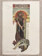 Alphonse Mucha Originele Medee Litho Poster, Verzenden