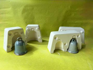 Gipsen mallen - klokjes beschikbaar voor biedingen