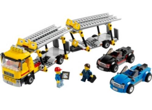 Lego 60060: autotransporter, zgan,100% compleet +doos!, Kinderen en Baby's, Speelgoed | Duplo en Lego, Zo goed als nieuw, Lego