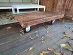 Mooie stoere eiken tafel, Tuin en Terras, Ophalen, Zo goed als nieuw