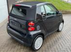 Smart Fortwo Cabriolet 2008 1.0 Benzine LEZ 2030, Auto's, Smart, Automaat, Cabriolet, Zwart, Grijs