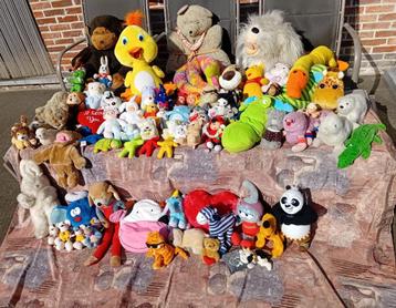 Knuffels e.a. 76 stuks beschikbaar voor biedingen