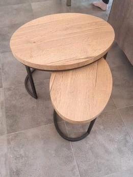 Salontafel – set van 2 (merk Ygo), Huis en Inrichting, Tafels | Statafels, Zo goed als nieuw, Ophalen of Verzenden