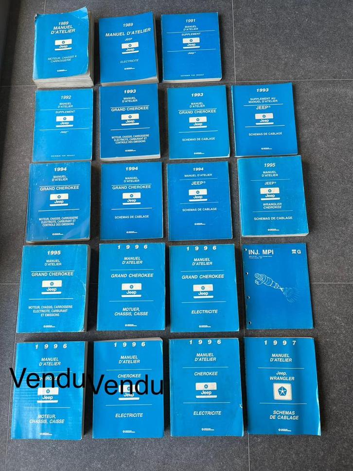 Manuels Techniques d’Atelier « JEEP », Boeken, Auto's | Boeken