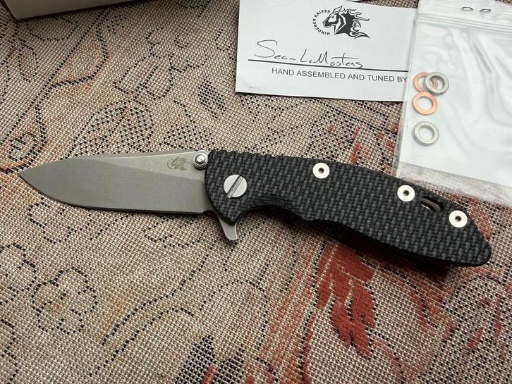 Nieuwstaat Rick Hinderer XM-18 3” EDC Pocket Knife Zakmes, Caravans en Kamperen, Kampeergereedschap, Zo goed als nieuw, Ophalen of Verzenden