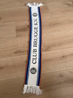 Retro sjaal Club Brugge supporter wit - 130x18cm, Verzamelen, Ophalen, Gebruikt, Vaantje of Sjaal